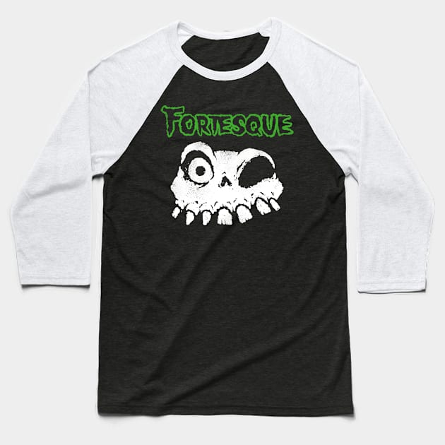 Fortesque Baseball T-Shirt by paulagarcia